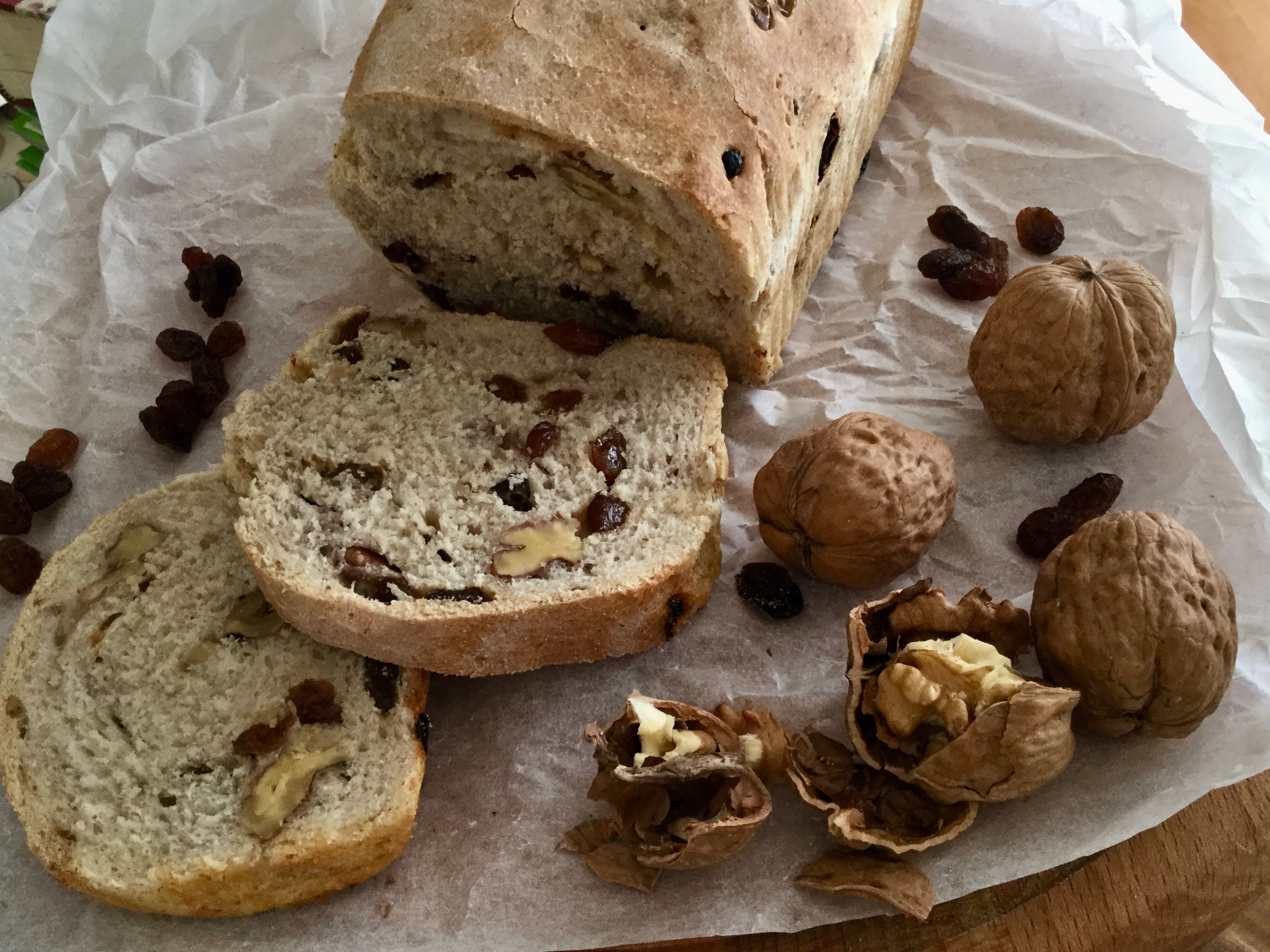 Pane con farina tipo2, noci e uvetta. - Nutrizionista a ...